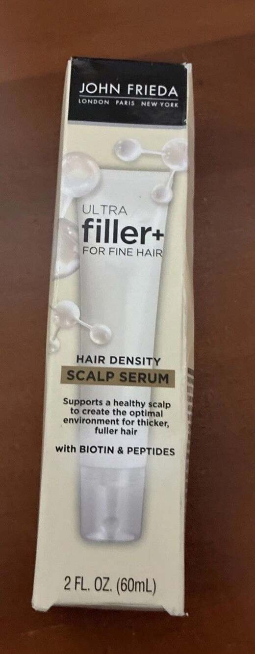 John Frieda Ultra Filler+ Hair Density Scalp Serum Fine Hair Thickening 2oz
